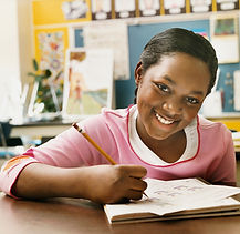 Image of teenage African American girl symbolizing success after counseling