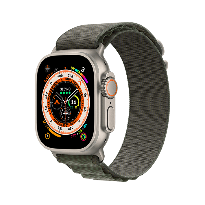 Thumbnail: Apple Watch Ultra Cassa in titanio e cinturino Alpine Loop