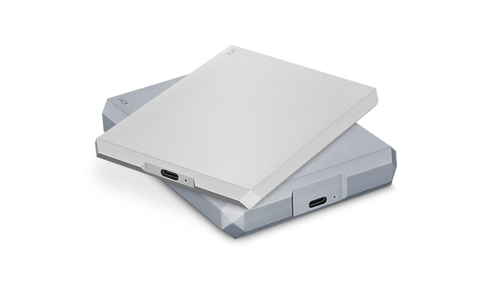 LaCie Mobile Drive USB-C con capacità da 1TB fino a 5 TB e Velocità 130MB/s
