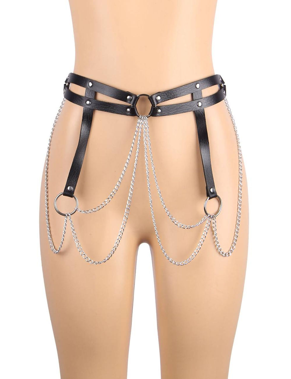Thumbnail: Sexy plus size lingerie body harness