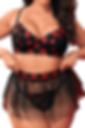 Ricki-black-sheer-red-lace-lingerie-set-bralette-g-string-sexy-plus-size-curvy-lingerie-boutique-australia