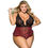 Thumbnail: Sexy plus size lingerie bodysuit
