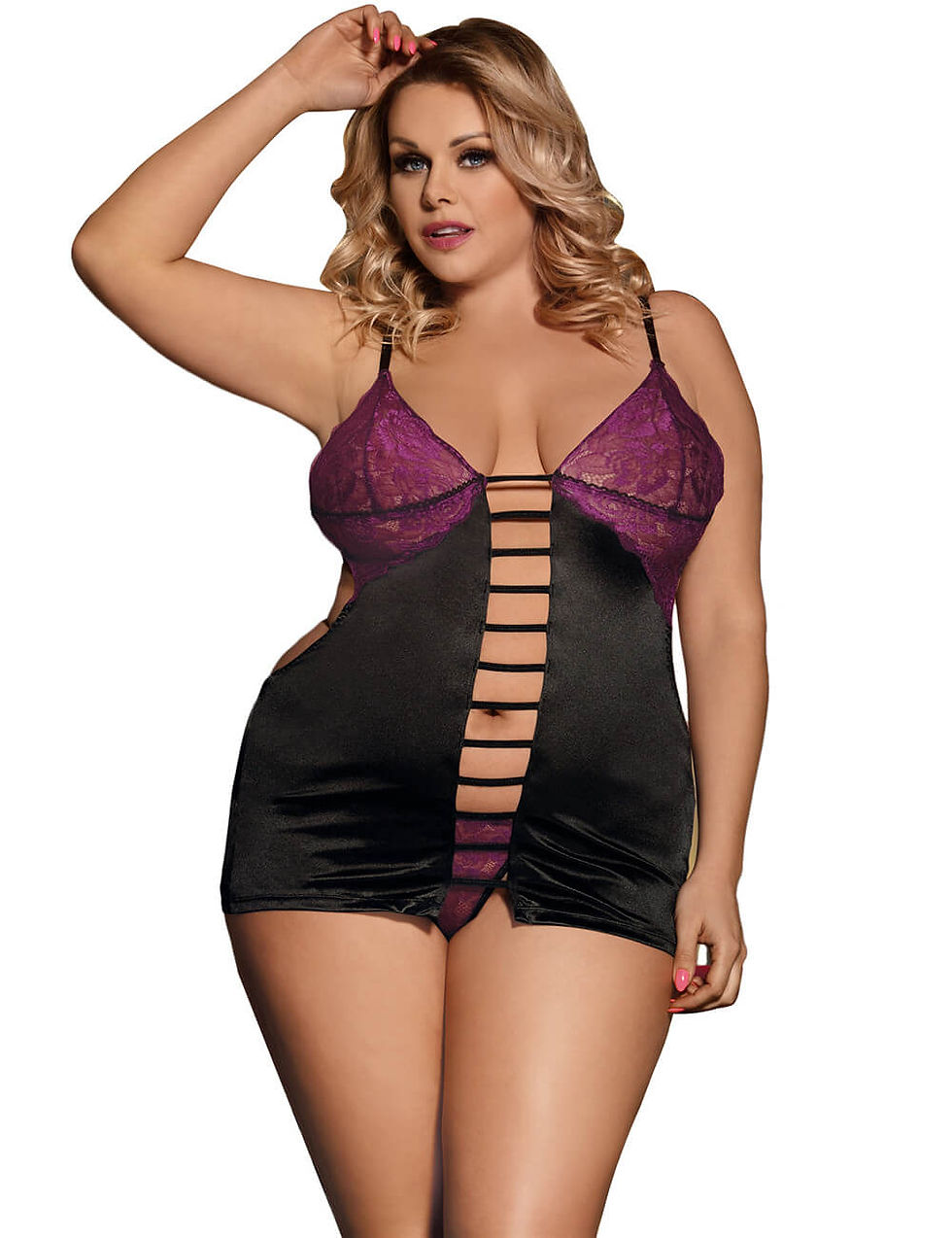 Sexy plus size lingerie babydoll