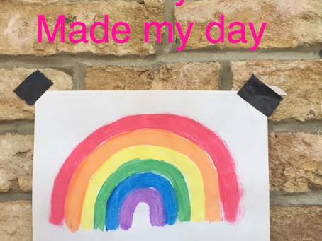 You gave me a rainbow!