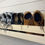 Thumbnail: Wall mounted hallway rustic shoe rack- Natural wood