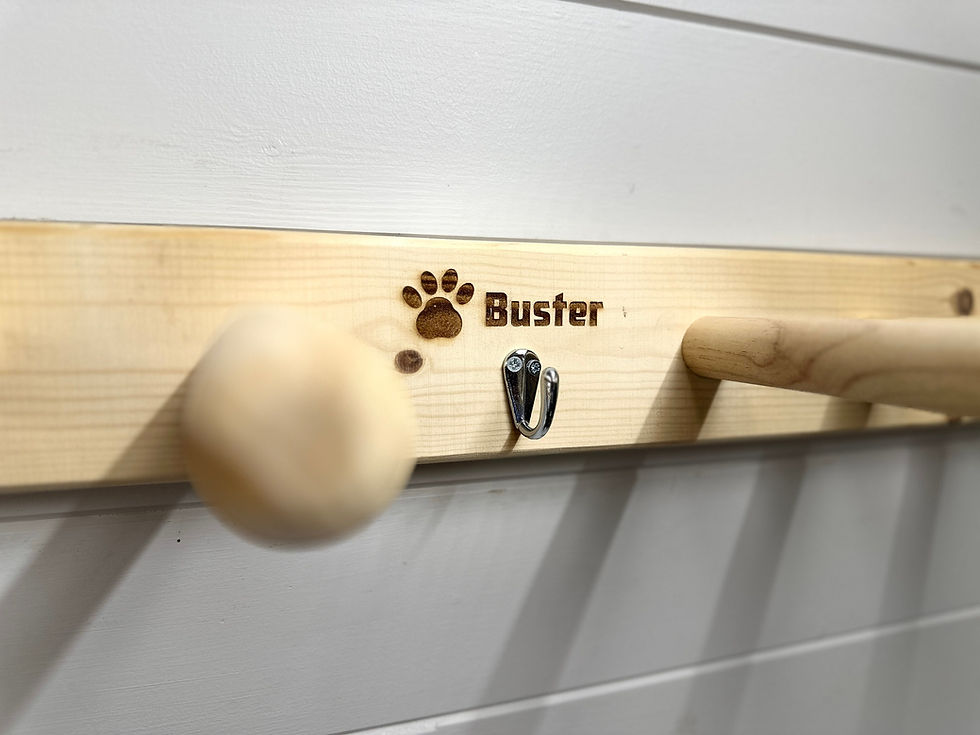 Thumbnail: Personalized Wellington Boot Rack with Dog's Name Inscription