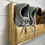 Thumbnail: Shaped shoe rack - Medium brown
