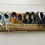 Thumbnail: Shaped Wall mounted hallway rustic shoe rack- Jacobean