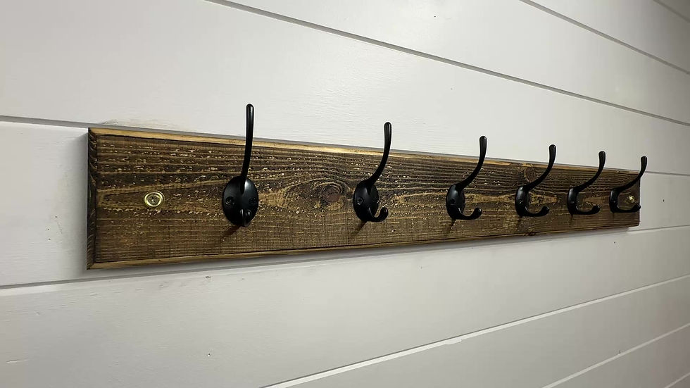 Thumbnail: Wall coat hanger - Jacobean