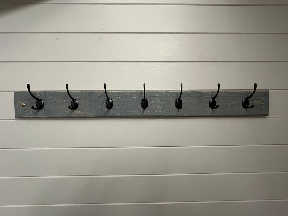 Thumbnail: Wall coat hanger -Slate grey