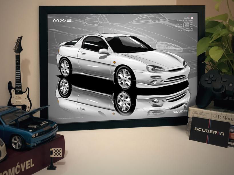Thumbnail: QUADRO DECORATIVO MAZDA MX3 1.6 16V - PERSPECTIVE