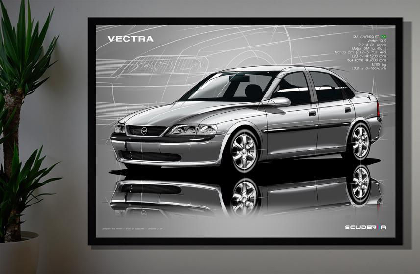 Thumbnail: QUADRO DECORATIVO CHEVROLET VECTRA GLS 2.2 - PERSPECTIVE