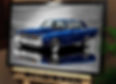 QUADRO DECORATIVO DODGE DART 1972 SEDAN V8 - PERSPECTIVE