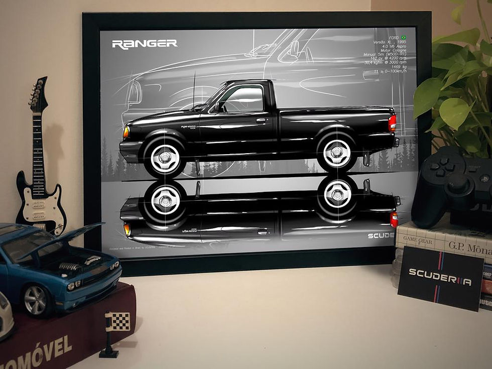 Thumbnail: QUADRO DECORATIVO FORD RANGER XL 4.0 V6 162cv - SIDE STREET