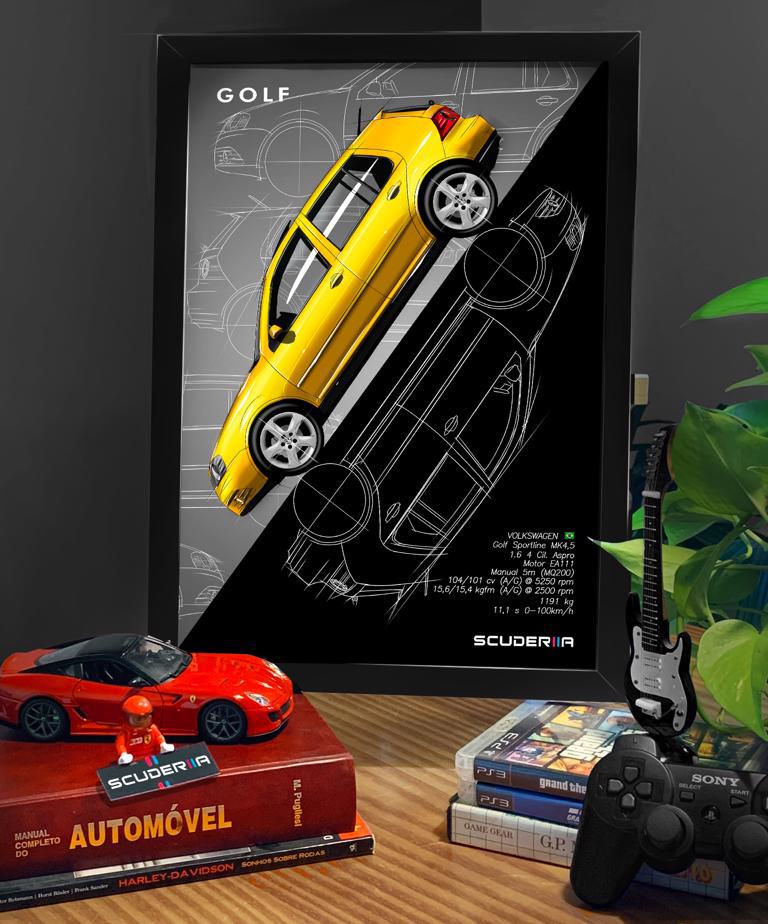 Thumbnail: QUADRO DECORATIVO VOLKSWAGEN GOLF 2.0 Mi (MK4) - GRADIENT STREET