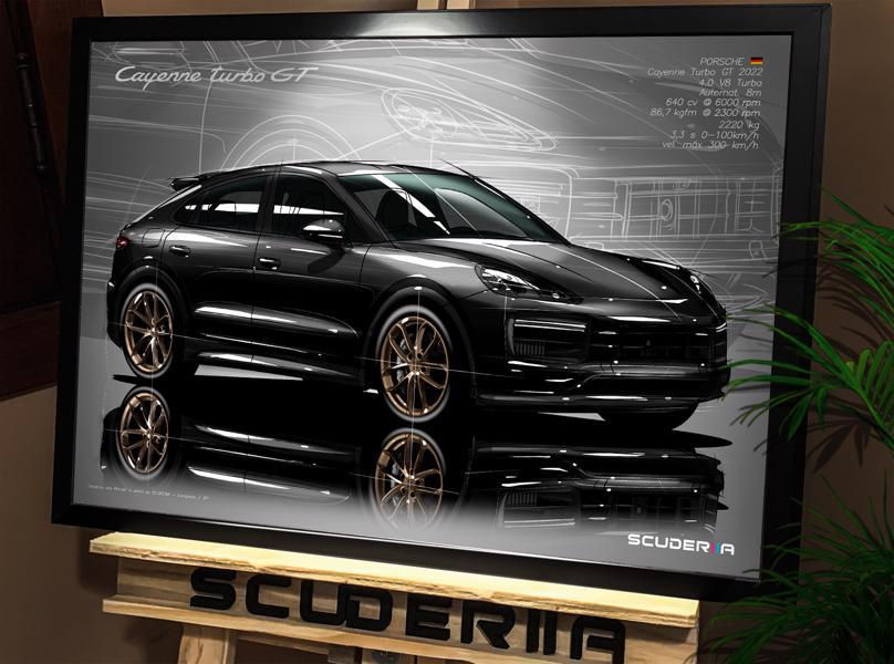Thumbnail: QUADRO DECORATIVO PORSCHE CAYENNE TURBO GT 4.0 V8 640cv - PERSPECTIVE