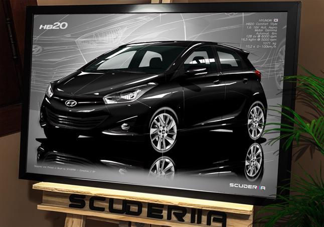 Miniatura: QUADRO DECORATIVO HYUNDAI HB20 COMFORT STYLE 1.6 12-15 - PERSPECTIVE