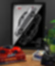 QUADRO DECORATIVO TOYOTA COROLLA XRS G10 - GRADIENT STREET