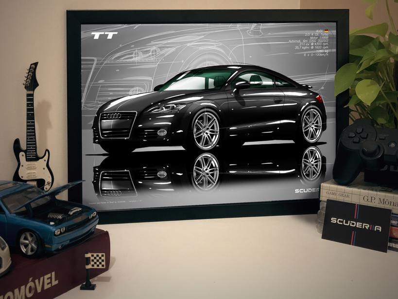 Miniatura: QUADRO DECORATIVO AUDI TT MK II - PERSPECTIVE