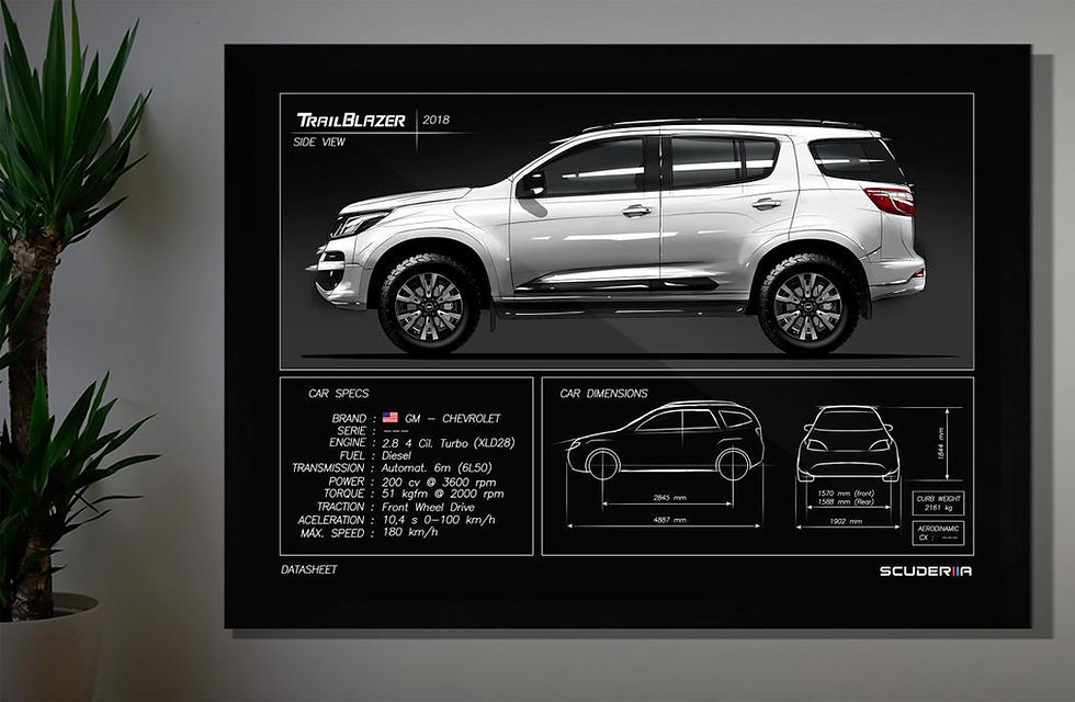 Thumbnail: QUADRO DECORATIVO CHEVROLET TRAILBLAZER LTZ - DATA SHEET