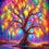 Thumbnail: Colorful Mandala Tree Design 40*50cm