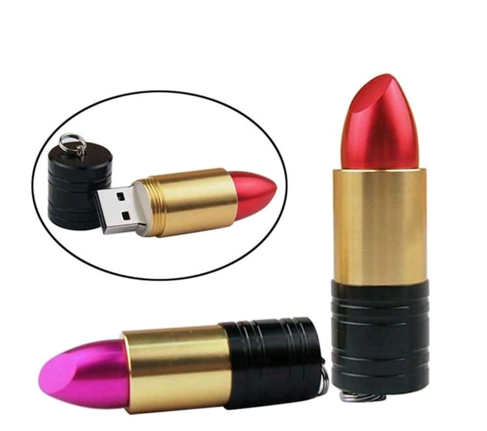 Lipstick Model Usb Flash Drives 128gb Usb 2.0 Memory Stick