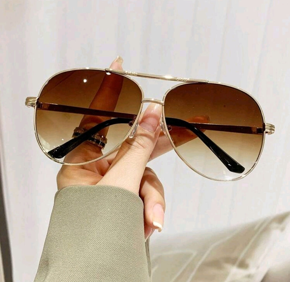 Brown Gold Shades Ladies Sunglasses