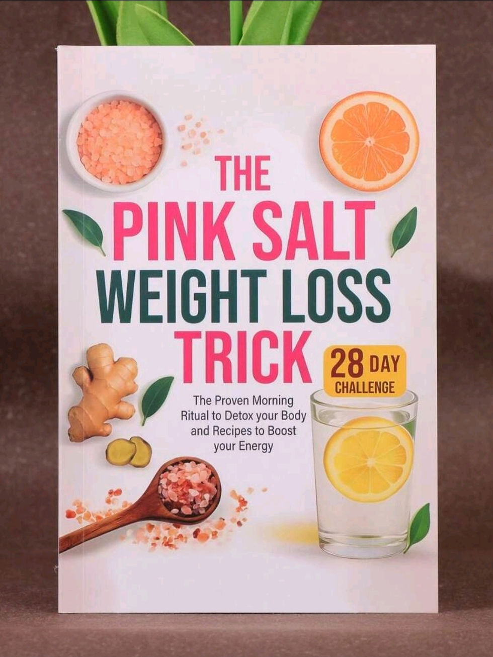 The Pink Salt Trick Weight Loss Personal Planning Supplies Book