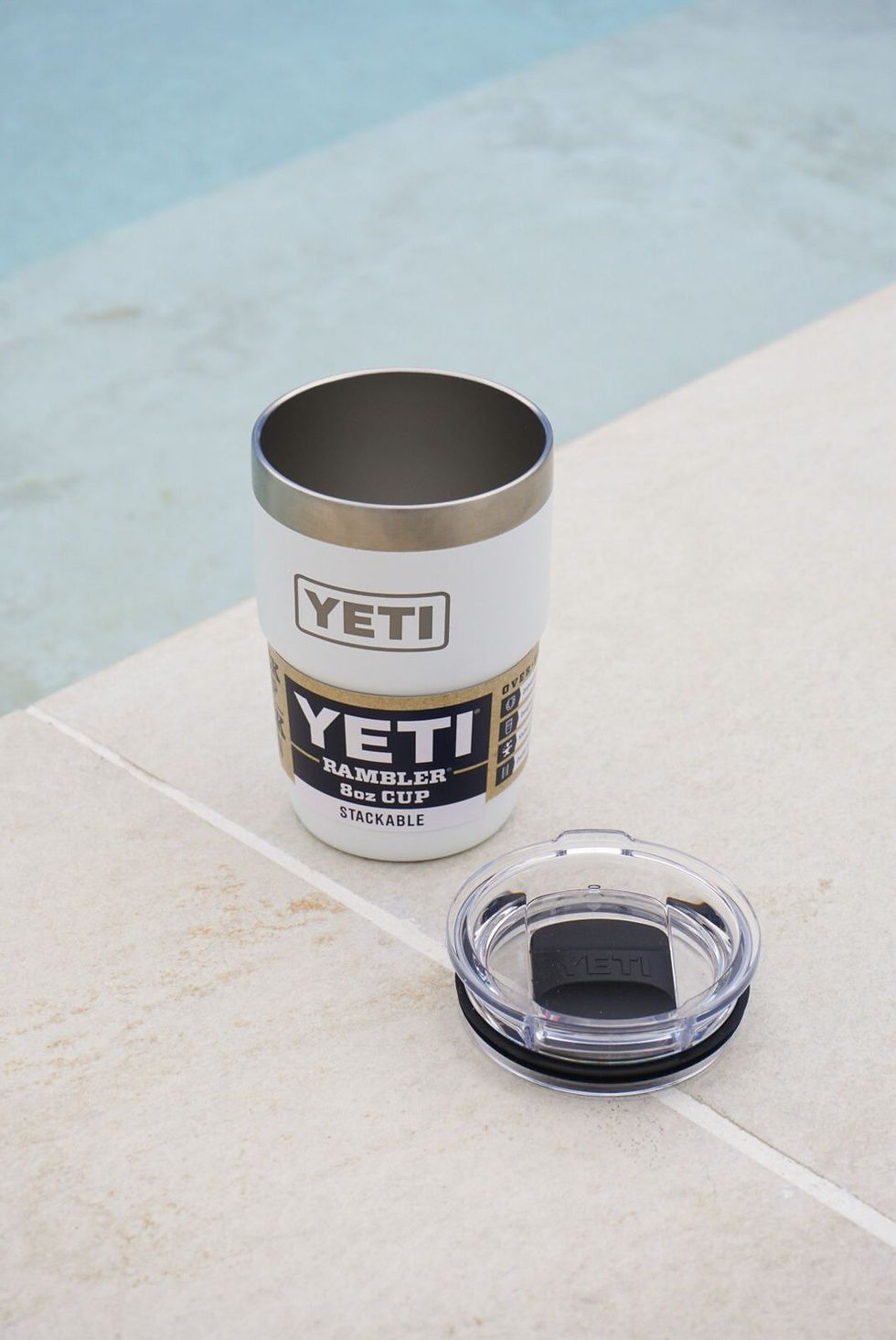 8 OZ Stackable Cup White