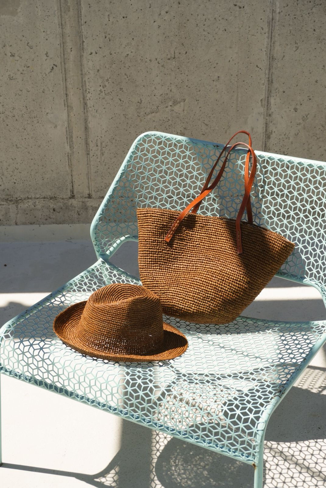 Set Bolso + Sombrero Marrón