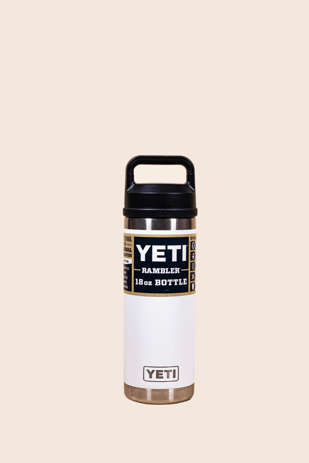 18 OZ Water Bottle White