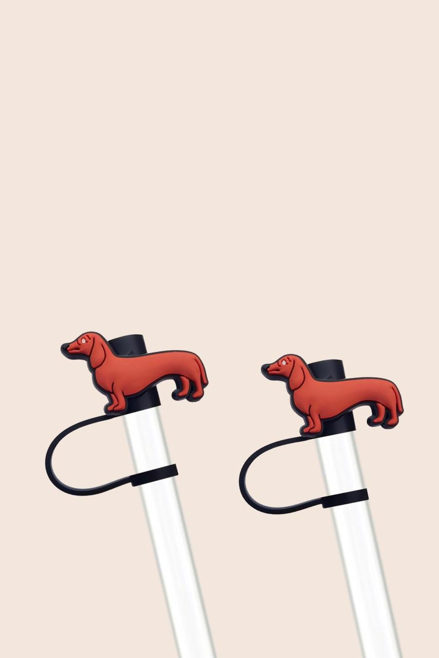 2 Pack Straw Cover Cap Sausage