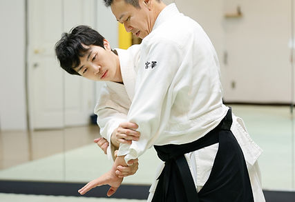 Aikido Mutokai training scene - Beginners