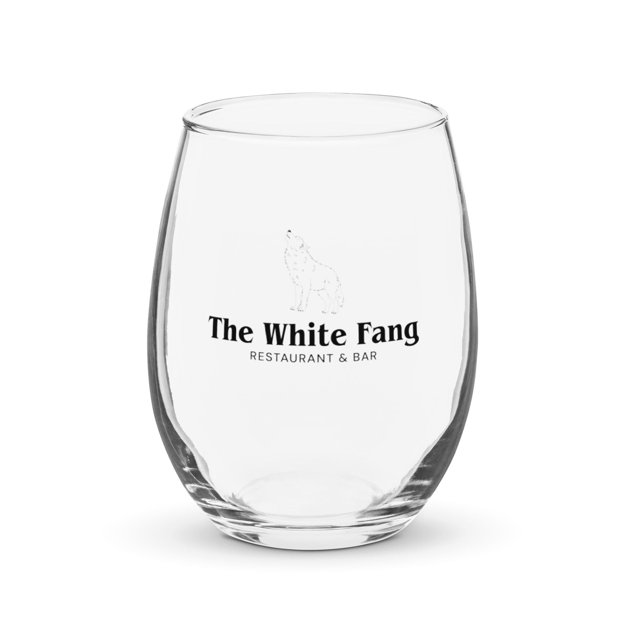 The White Fang Stemless Wine Glass
