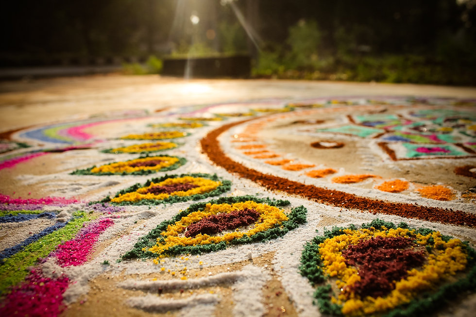 Colorful Sand Art