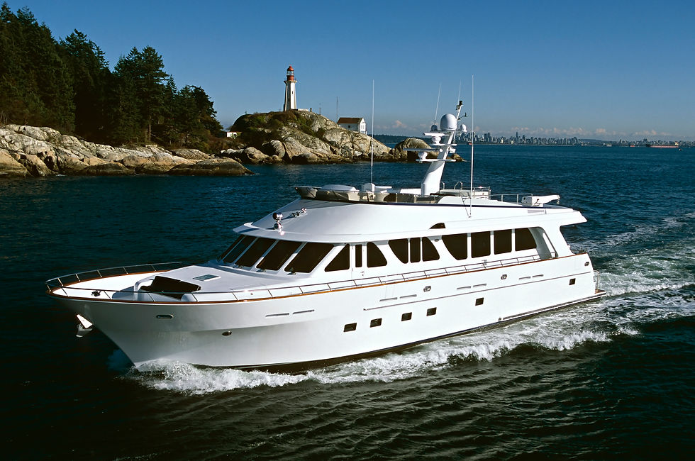 Luxury Yacht Sailing