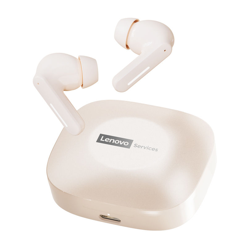 Thumbnail: New Lenovo LE209 Wireless Bluetooth Earphone ANC Noise Reduction HiFi Music Blue