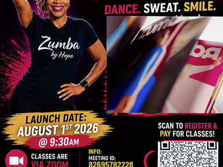 Celebrating Zumba with Hope—my first official client! I’m grateful for the opportunity to create content that reflects Hope’s energy, purpose, and inspiring community. Thank you!