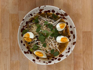 Ramen Noodles with Chicken, Veggies & Egg