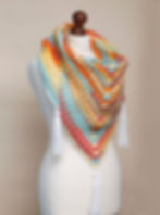 Colour Rush Shawl Brick