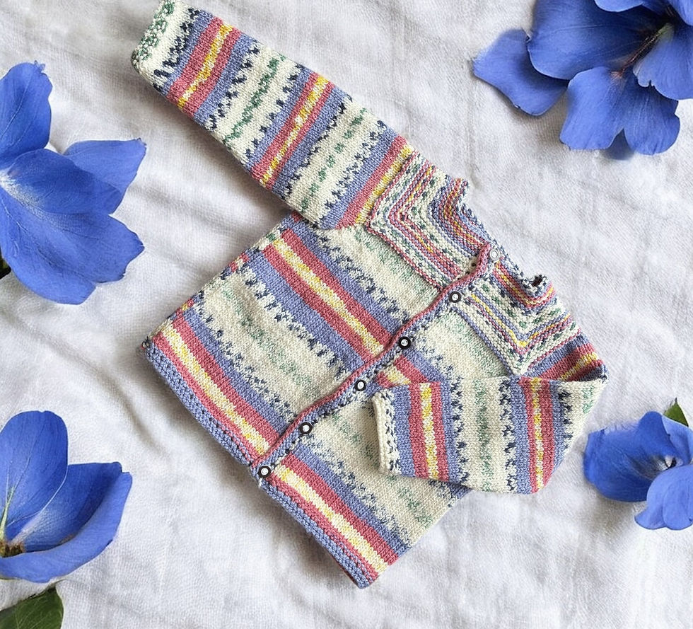 Girls Yoked Cardigan