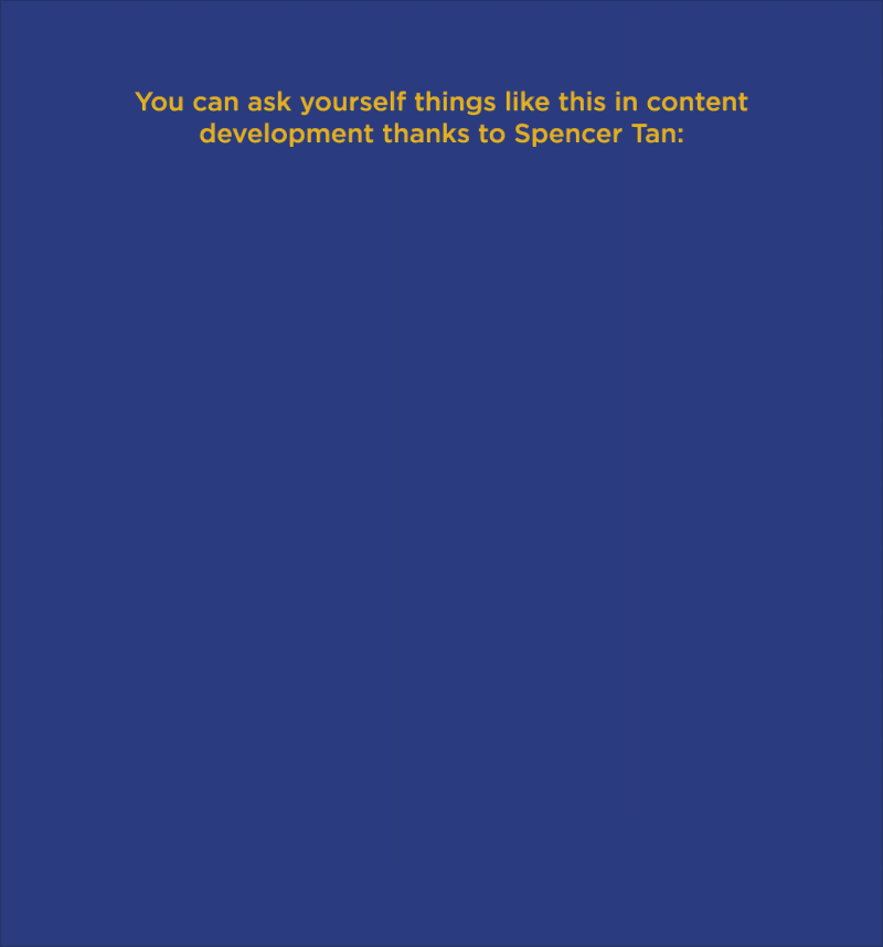questions to ask to develop content based on personas
