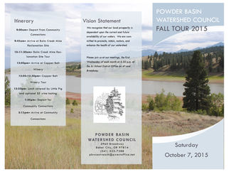 2015 Fall Tour in Keating