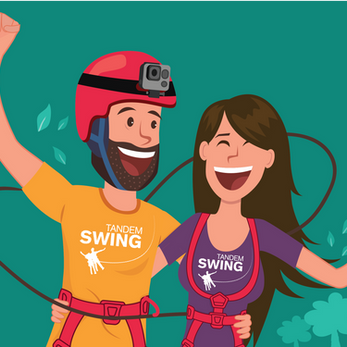 Design, illustration, adventure sports, promotional design