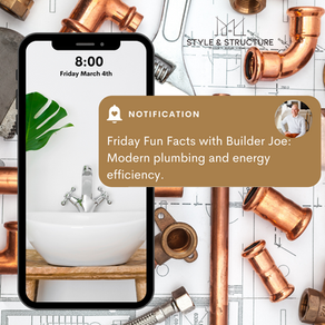 modern plumbing and energy efficiency