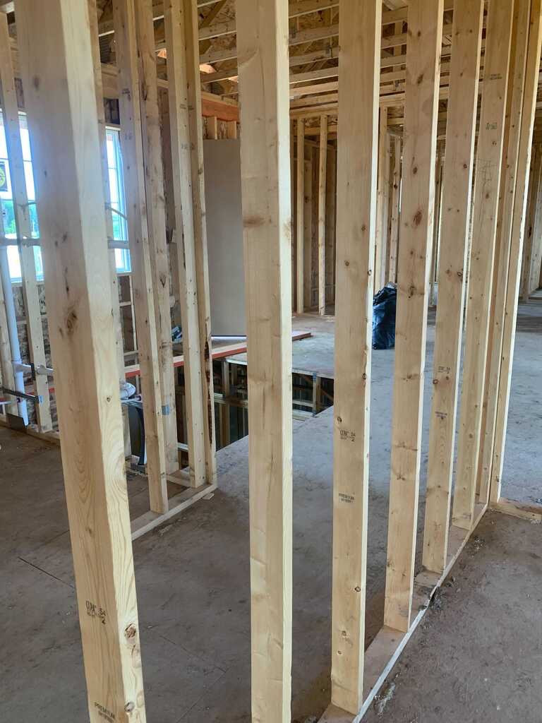 LSL lumber home framing