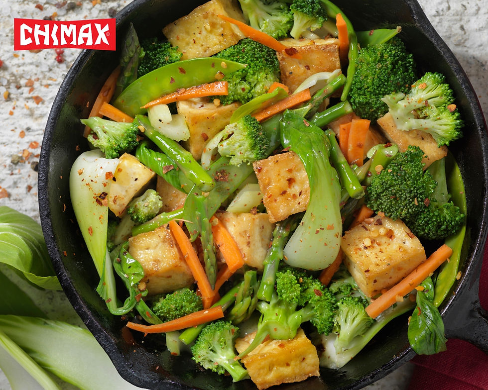 vegán tofu stir fry