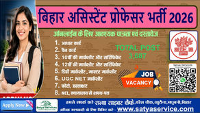 Bihar Assistant Professor Vacancy 2026