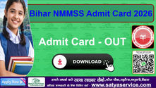SCERT Bihar NMMSS Scholarship Admit Card 2026