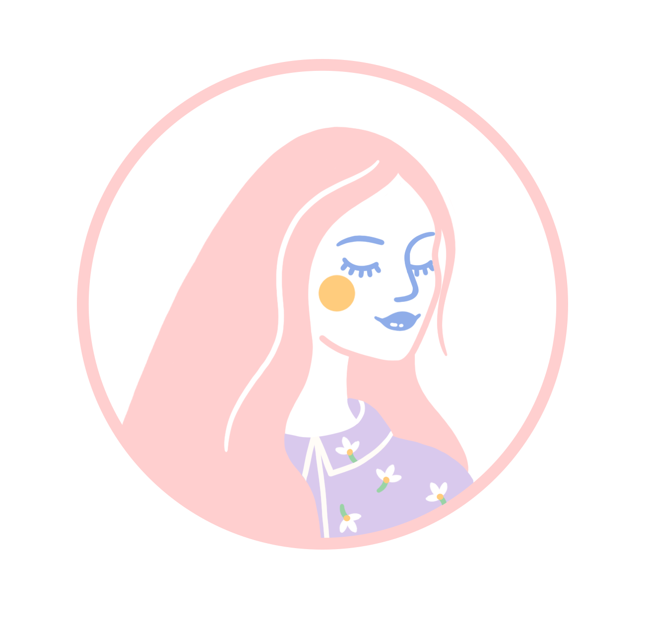 portrait Amélie Broddes illustratrice et surface pattern design à Lyon